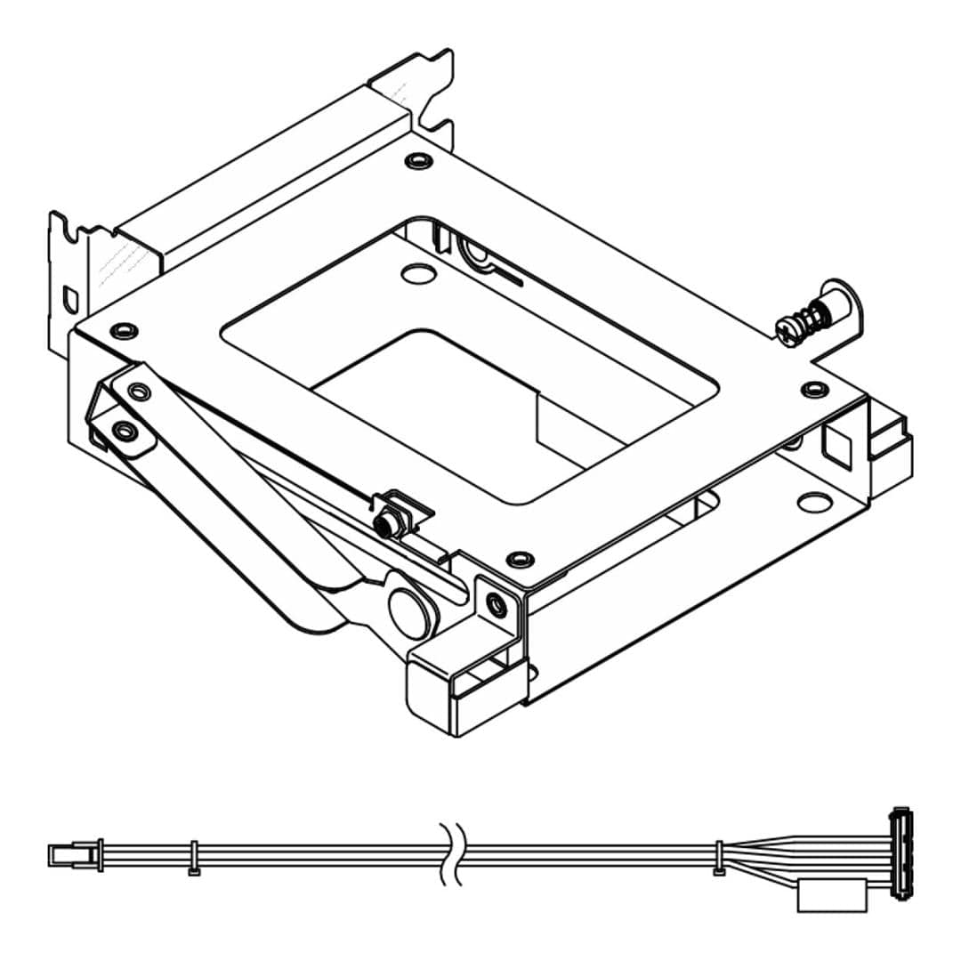 Lenovo ThinkSystem ST50 V3 3rd 3.5-inch HDD Cage Kit 4XF7A93516