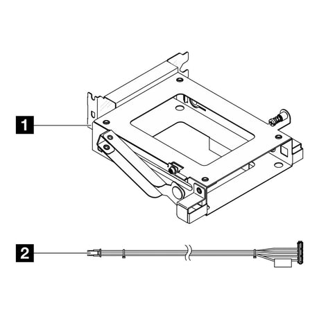 Lenovo ThinkSystem ST50 V3 3rd 3.5-inch HDD Cage Kit 4XF7A93516