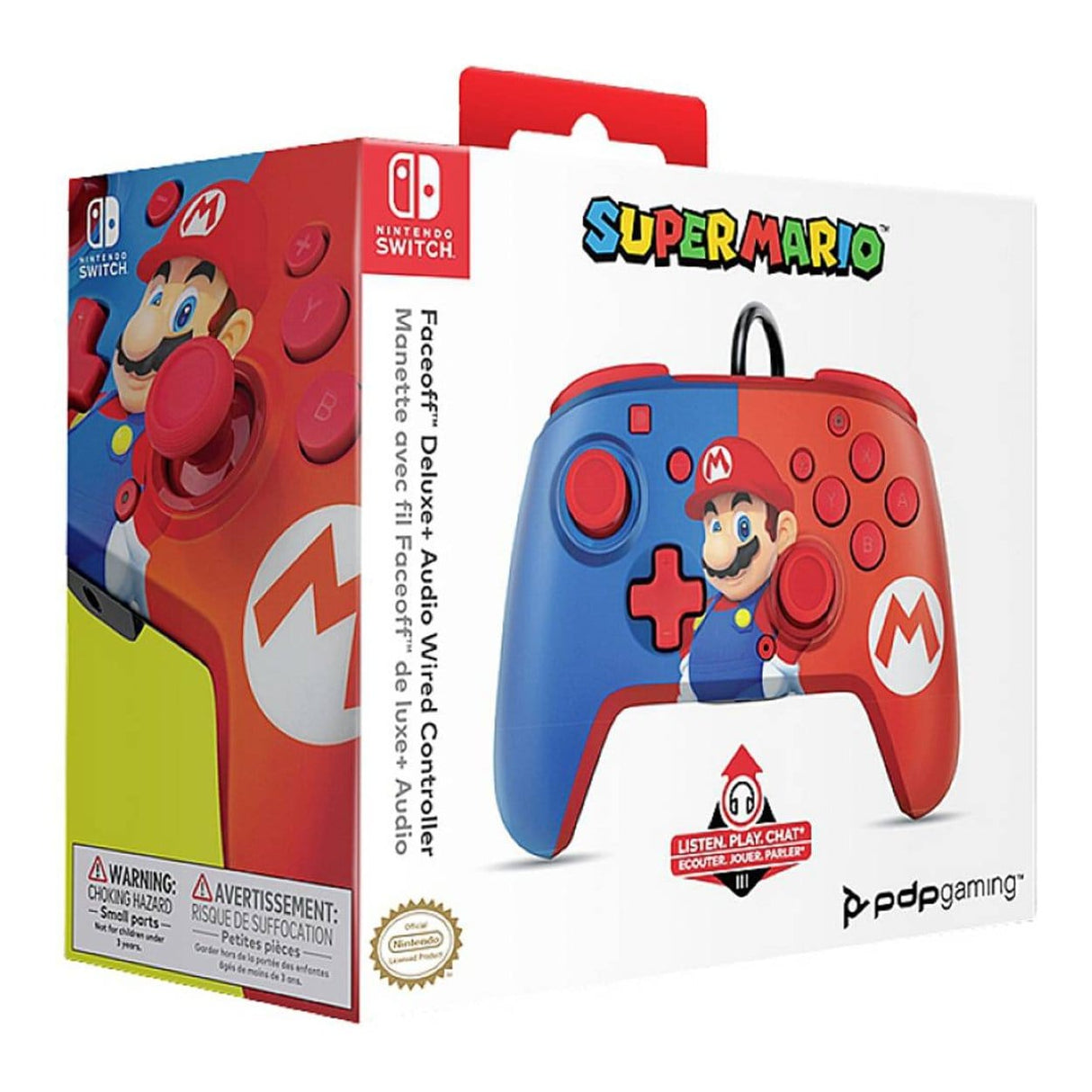 PDP REMATCH Wired Switch Controller - Power Pose Mario 500-134-EU-C1MR