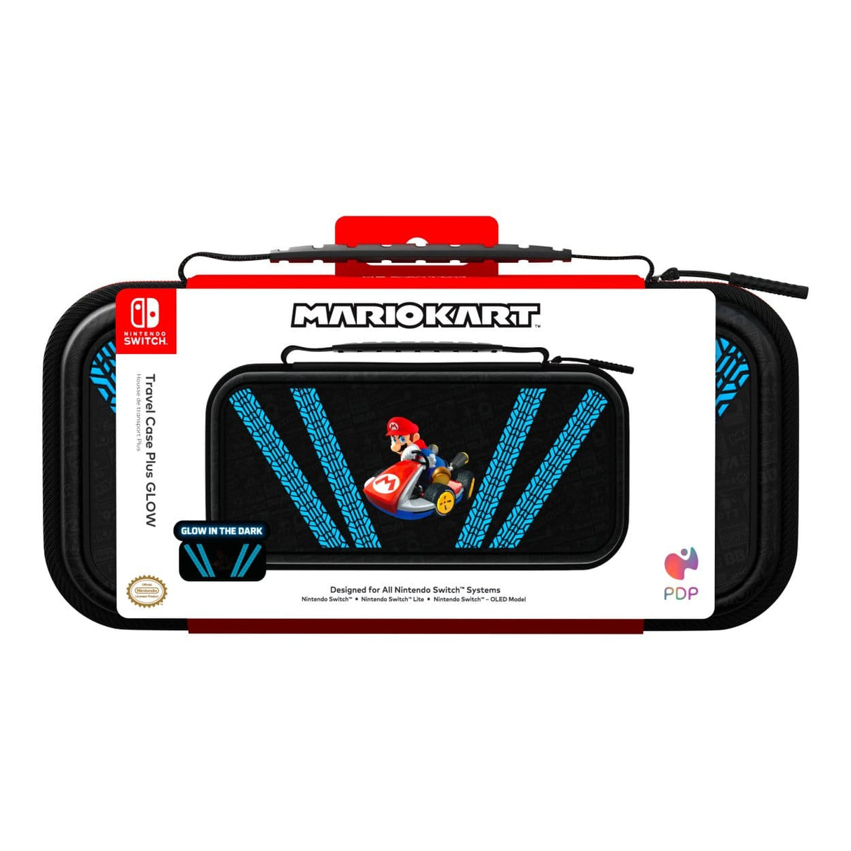 PDP Switch Messenger Case Glow - Mario Kart Drift 500-139-KTDG