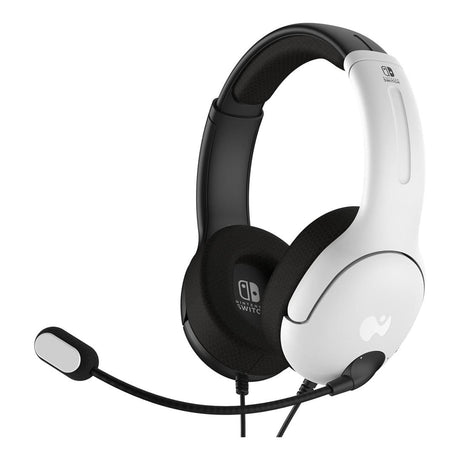 PDP AIRLITE Wired OLED Headset for Nintendo Switch Black White 500-162-BW