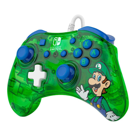 PDP Wired Gaming Controller for Nintendo Switch Luigi Lime Rock Candy 500-181-LUI