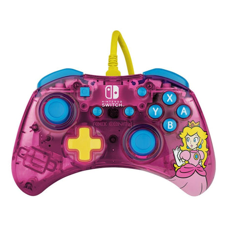 PDP Wired Gaming Controller for Nintendo Switch Peach Pink Rock Candy 500-181-PCH