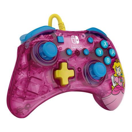 PDP Wired Gaming Controller for Nintendo Switch Peach Pink Rock Candy 500-181-PCH