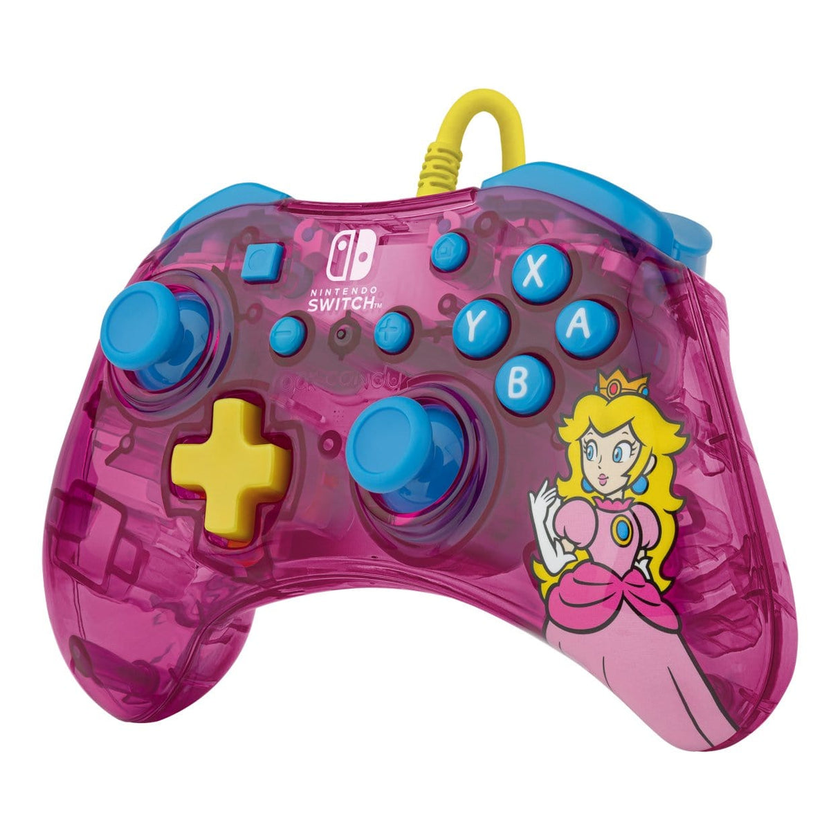 PDP Wired Gaming Controller for Nintendo Switch Peach Pink Rock Candy 500-181-PCH