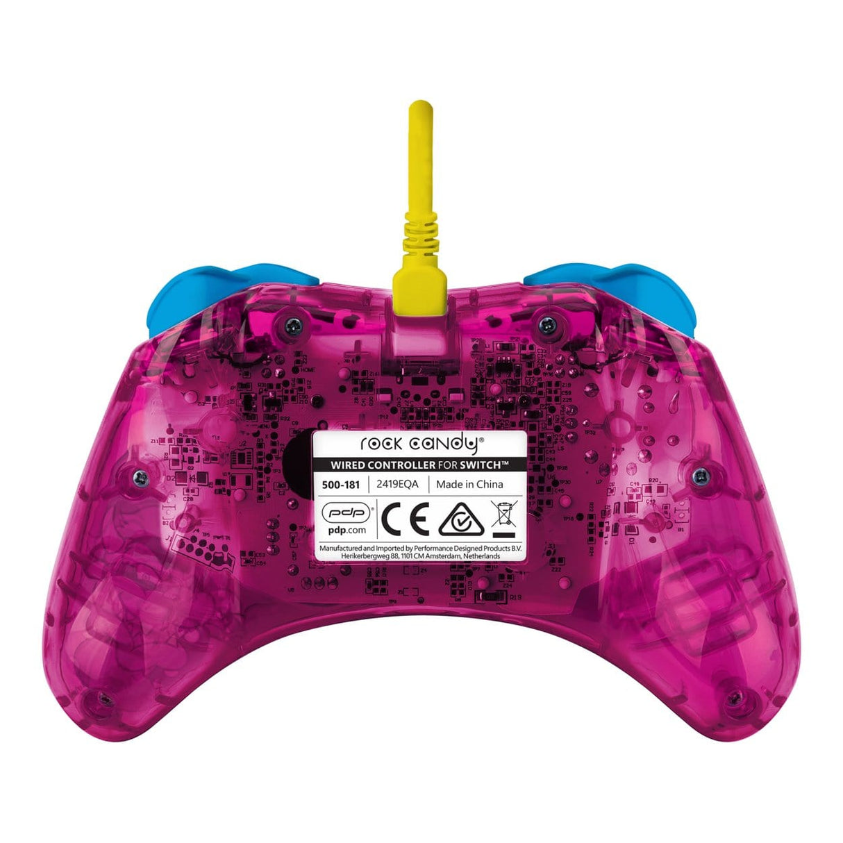 PDP Wired Gaming Controller for Nintendo Switch Peach Pink Rock Candy 500-181-PCH