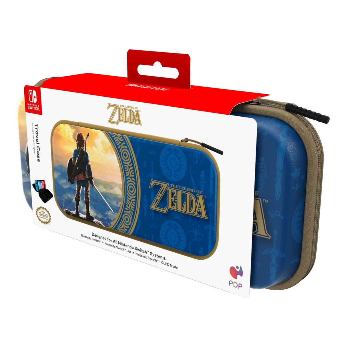 PDP Switch Deluxe Travel Case - Hyrule Blue 500-218-HLBL