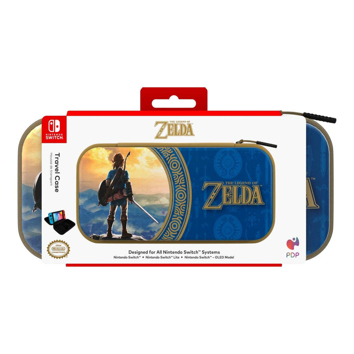 PDP Switch Deluxe Travel Case - Hyrule Blue 500-218-HLBL