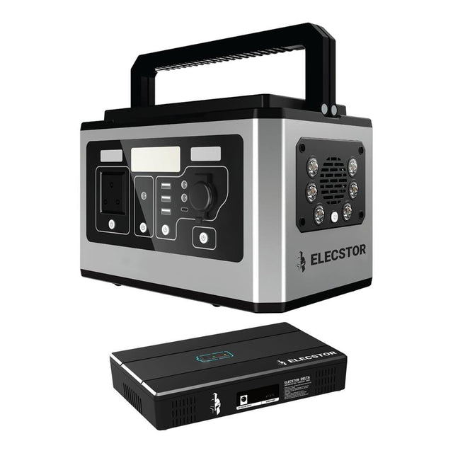 Elecstor 500W Power Station and 60W Mini UPS 46WH Bundle 500W60W