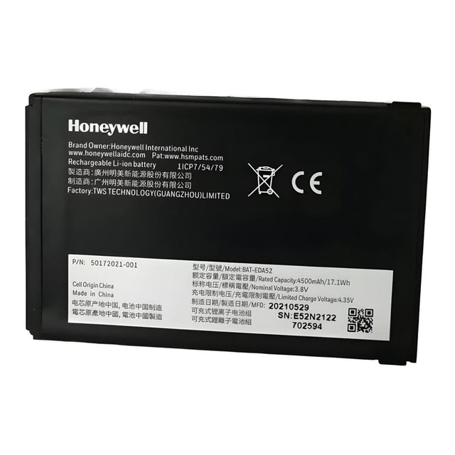 Honeywell EDA52 3.8V 4500mAh Li-ion Battery 50172021-001