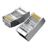 Ugreen NW111 RJ45 Cat6 Ethernet Network Head 100-pack Silver/Transparent 50248