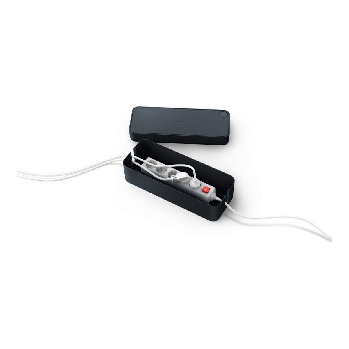 Durable Cavoline Cable Box L Graphite 503037