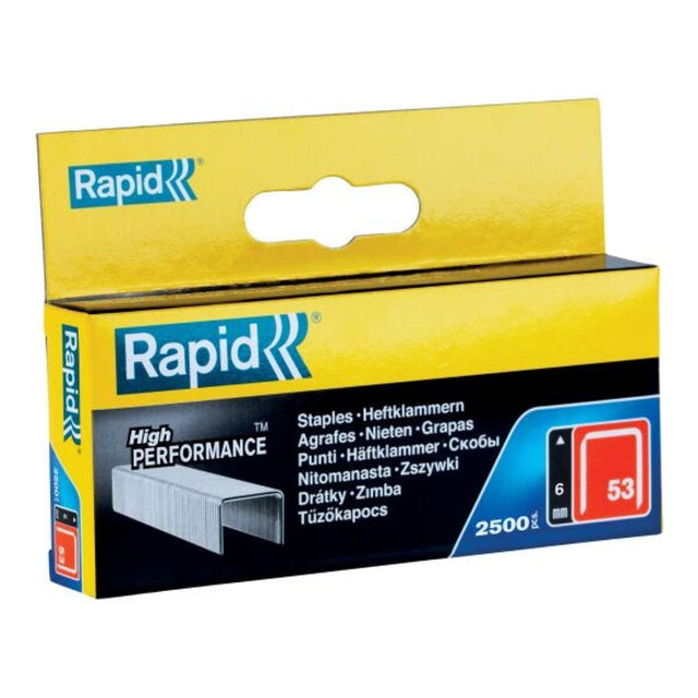 Rapid 12mm Galvanised Staples - 2500 Staples 50464