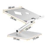 Durable Premium Aluminium Notebook Riser Stand 505023