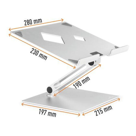 Durable Premium Aluminium Notebook Riser Stand 505023