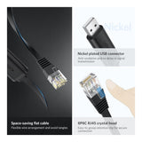 Ugreen Type-A to RJ45 Console Cable 1.5m Black 50773