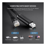 Ugreen Type-A to RJ45 Console Cable 1.5m Black 50773