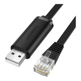 Ugreen Type-A to RJ45 Console Cable 1.5m Black 50773