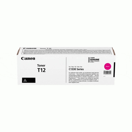 Canon T12 Magenta Toner Cartridge 5,300 Pages Original 5096C006 Single-pack