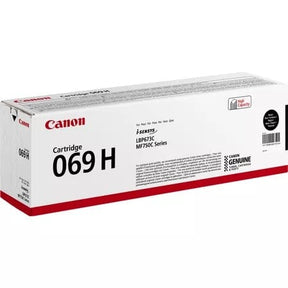 Canon 069H Black Toner Cartridge 7,600 Pages Original 5098C002 Single-pack