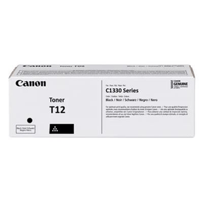 Canon T12 Black Toner Cartridge 5,300 Pages Original 5098C006 Single-pack