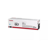 Canon 067 Cyan Toner Cartridge 1,250 Pages Original 5101C002 Single-pack