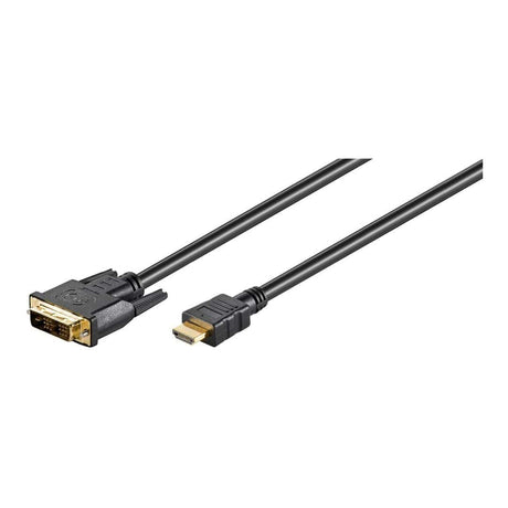 Goobay 3m DVI-D Male to HDMI Male Gold-Plated Cable 51581