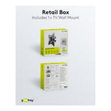 Goobay 23-inch to 42-inch Basic Fixed Tilt and Swivel TV Wall Mount 51893