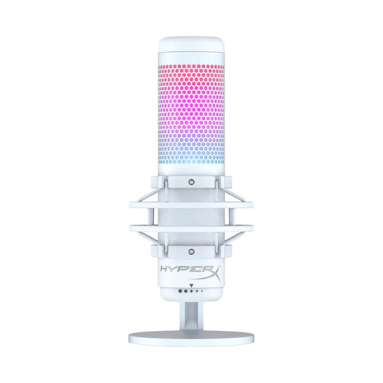 HyperX QuadCast S USB Condenser Gaming Microphone White 519P0AA