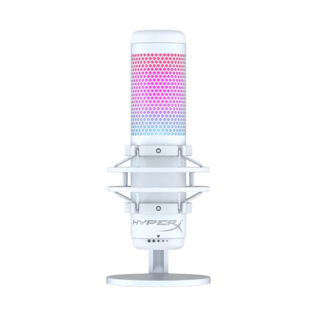 HyperX QuadCast S USB Condenser Gaming Microphone White 519P0AA