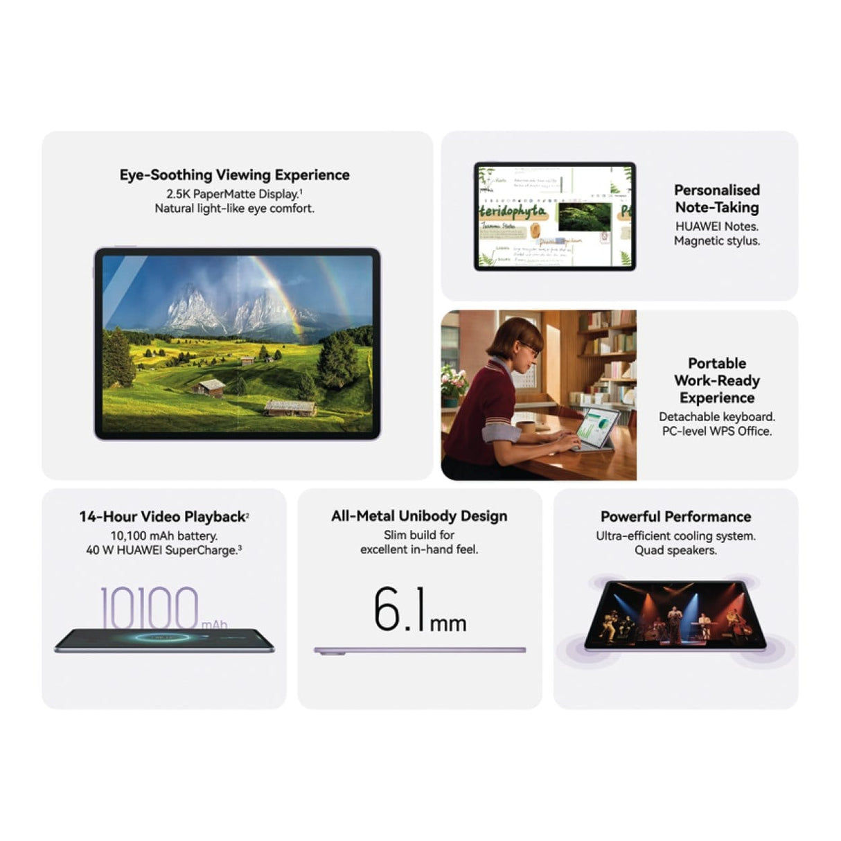 Huawei MatePad 2025 11.5-inch 2.5K Tablet - Kirin T82B 256GB ROM 8GB RAM Wi-Fi HarmonyOS Space Grey