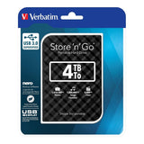 Verbatim Store 'n' Go 4TB USB 3.0 Black External Hard Drive 53223