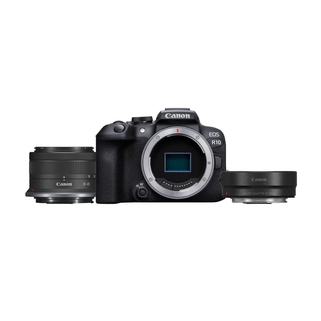 Canon EOS R10 24.2 MP Camera with RF-S 18-45mm F4.5-6.3 IS STM Lens 5331C038