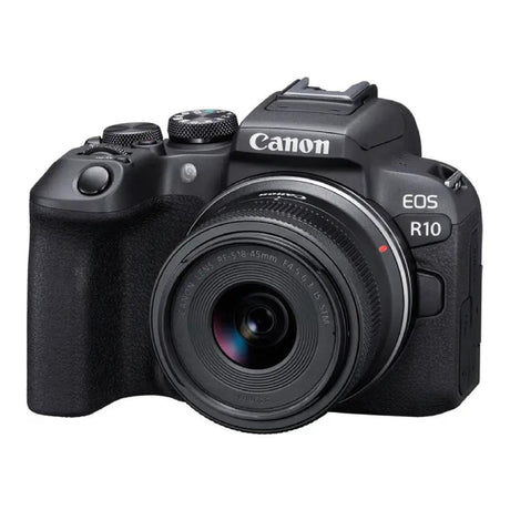 Canon EOS R10 24MP Mirrorless Camera with RF-S 18-45mm IS STM Lens 5331C093