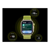 Huawei Watch Fit 4 Pro with Fluoroelastomer Strap - Golf Edition Black 55020FAA