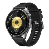 Huawei Watch GT 6 46mm Stainless Steel Case with Black Fluoroelastomer Strap 55020FUF