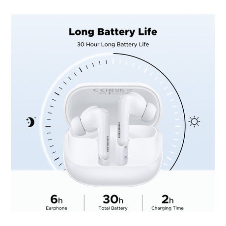 Ugreen EchoBuds Magic Wireless In-Ear Earphones White 55137