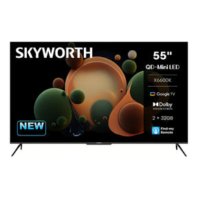 Skyworth 55-inch 4K UHD QLED Google Smart TV 55X6600K