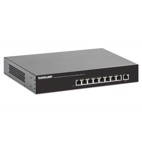 Intellinet 8-Port Fast Ethernet PoE+ Switch 560764