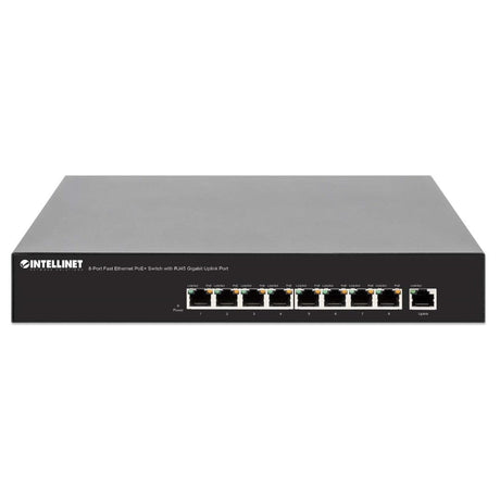 Intellinet 8-Port Fast Ethernet PoE+ Switch 560764