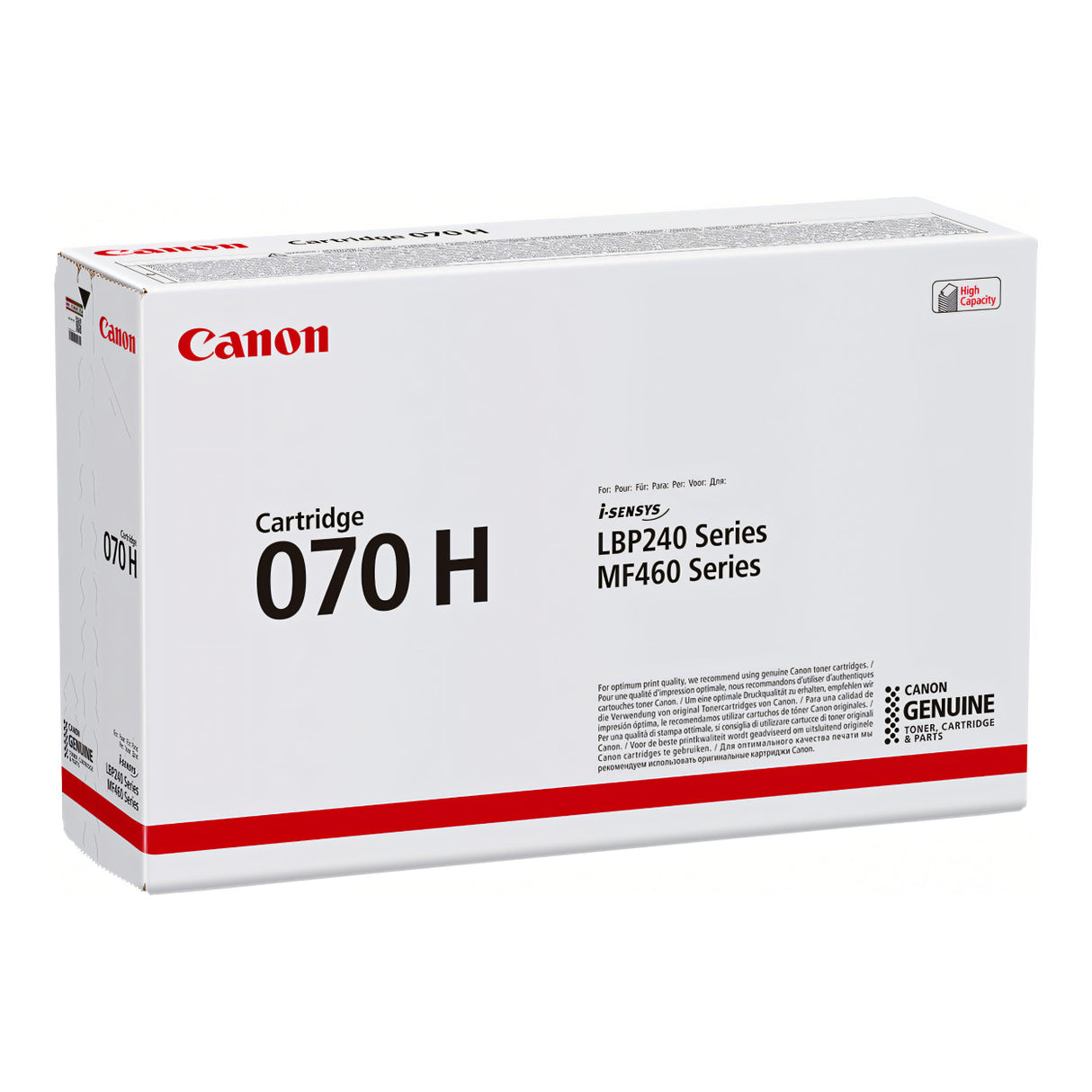 Canon 070H Black Toner Cartridge 10,200 Pages Original 5640C002-OPEN Single-pack (Open Box)
