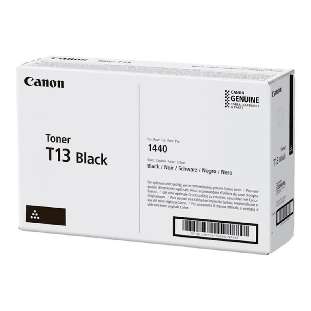 Canon T13 Black Toner Cartridge 10,600 Pages Original 5640C006 Single-pack