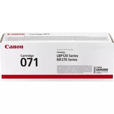 Canon 071 Black Toner Cartridge 1,200 Pages Original 5645C002