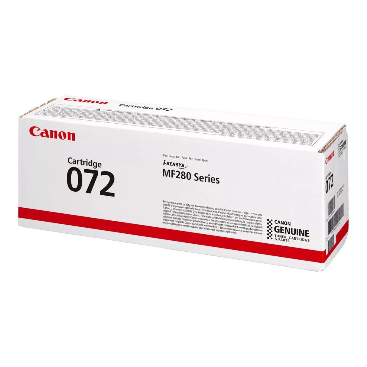 Canon 072 Black Toner Cartridge 1,400 Pages Original 5647C002 Single-pack