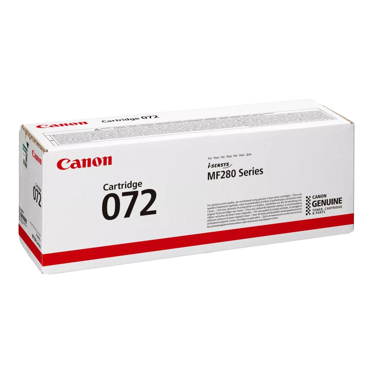 Canon 072 Black Toner Cartridge 1,400 Pages Original 5647C002 Single-pack