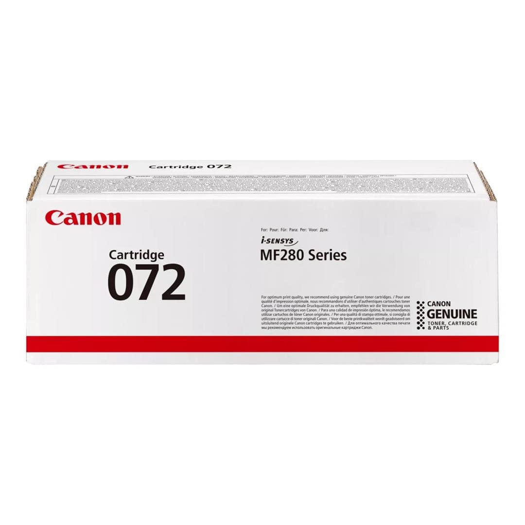 Canon 072 Black Toner Cartridge 1,400 Pages Original 5647C002 Single-pack