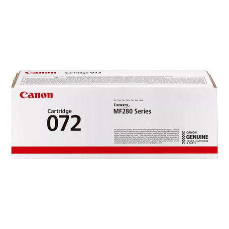 Canon 072 Black Toner Cartridge 1,400 Pages Original 5647C002 Single-pack