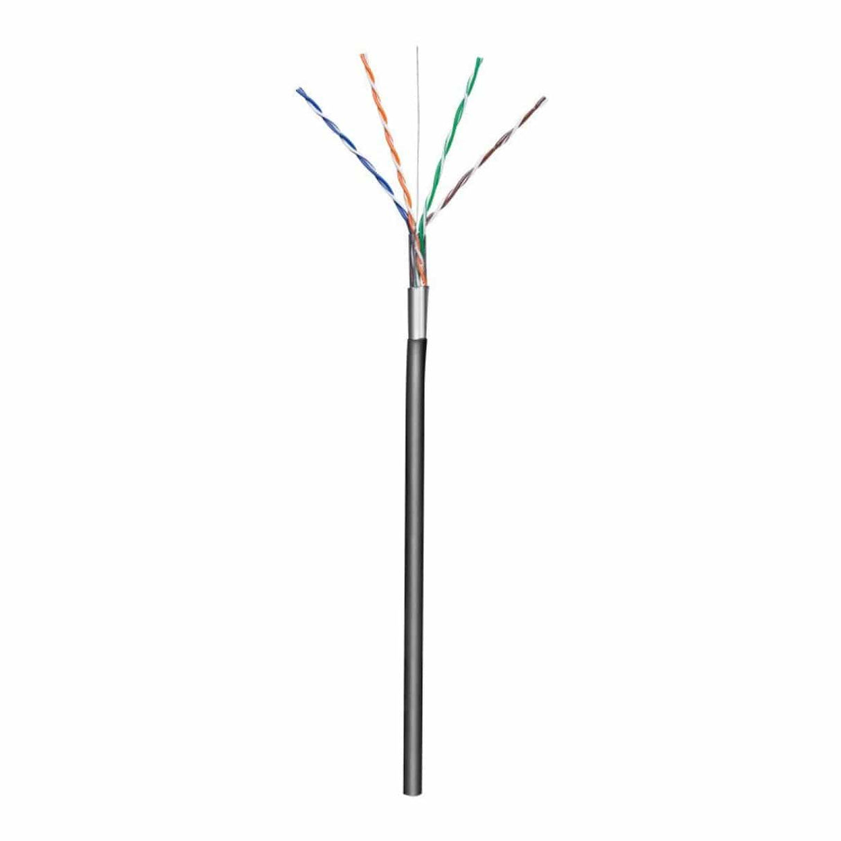 Goobay 100m CAT 5e Outdoor Network F/UTP CCA Cable Black 57294