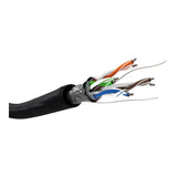 Goobay 100m CAT 5e Outdoor Network F/UTP CCA Cable Black 57294