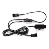JPL BL-011+P QD to QD Training Split Cable with Quick Disconnect Black 575-099-010
